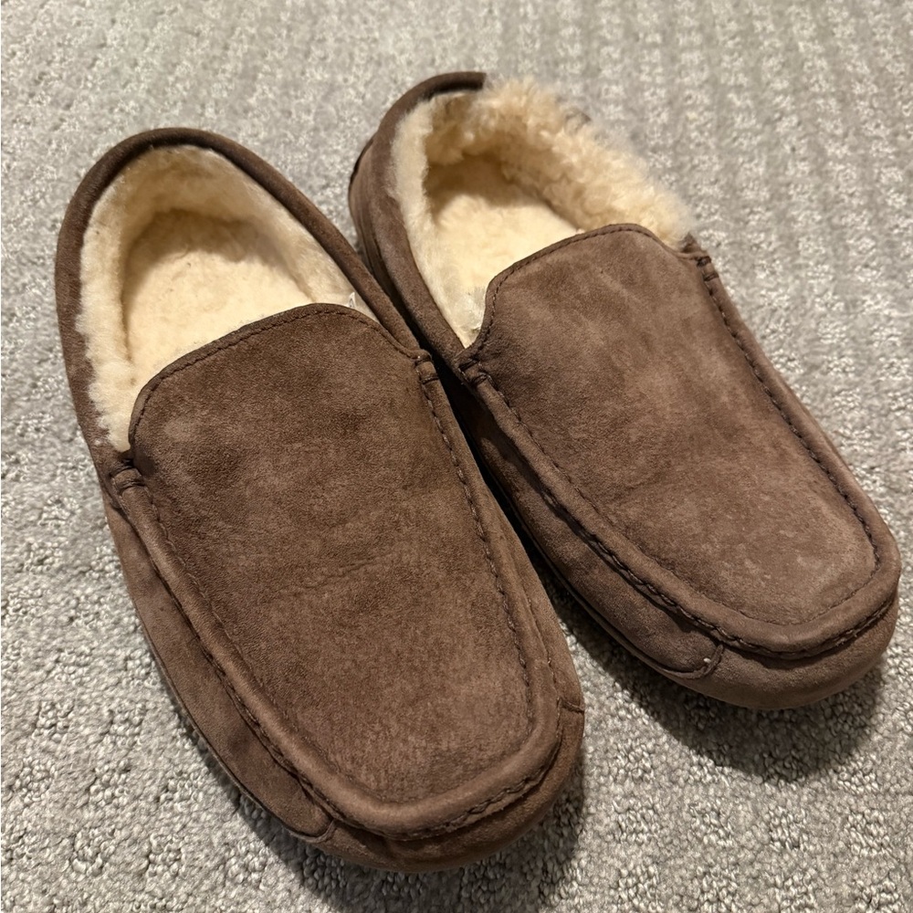 UGG Men's Chocolate Suede Loafers